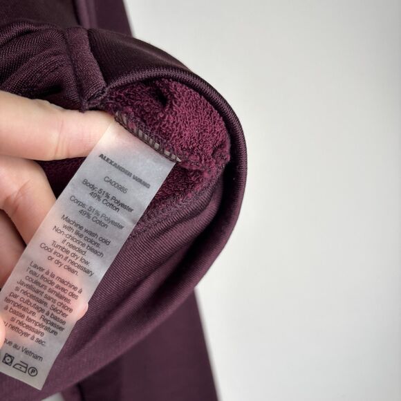 T by Alexander Wang Twist Crop Hoodie - Picture 3 of 7